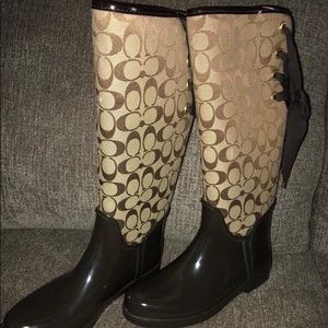 Coach rainboots